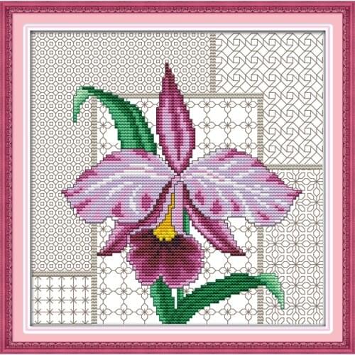 Irises cross stitch kit flowers 14ct 11ct count printed canvas stitching embroidery DIY handmade needlework plus