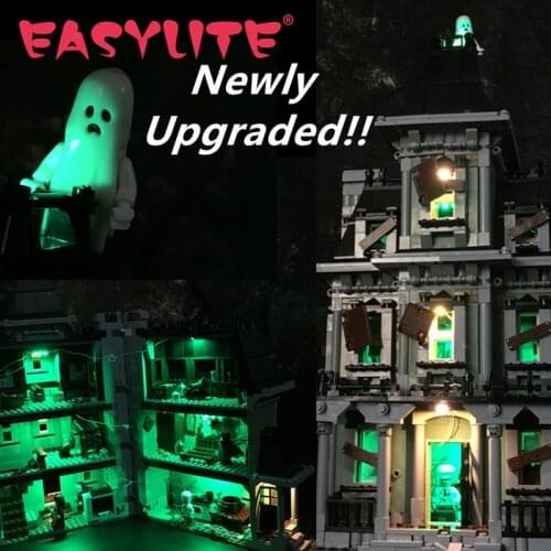 LED Light Set For 10228 Monster Fighter Haunted House Compatible With 16007 Only Lighting Kit Not Include Model