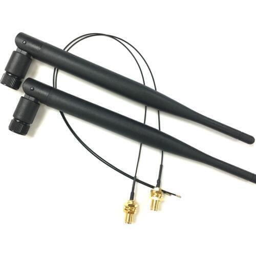 NGFF M.2 Sma interface 6db omni antenna wireless router wireless network card 2.4GHz 5GHz 5.8GHz Dual Band WiFi MHF4 IPX IPEX