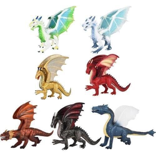 New Solid Magic Dragon Dragon Model Toy Simulation Ducational Toy Magic Dragon Flying Dragon Model Toy Simulation Dragon