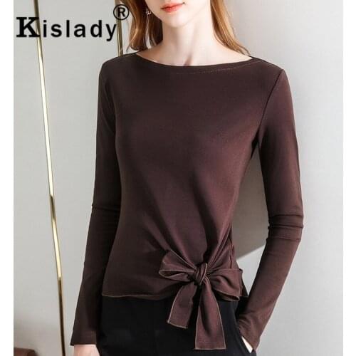 Autumn Sexy Slash Neck Patchwork Tops Elegant Plus Size Shirt OL Harajuku Gothic Bow Women Shirt Korean Long Sleeve Slim Clothes