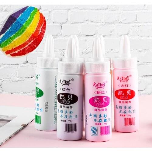 70g Edible Food Coloring Pen Baking Biscuit Powder Cake Fondant Macaron Painting Writing Color Pen Cake Decoration Tools Baking