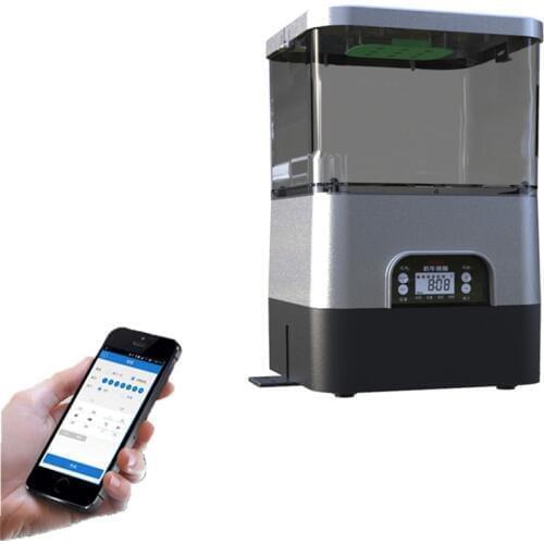 WIFI control of Koi fish feeder super large capacity koi fish pond farm aquatic automatic timing switch Automatic Fish feeder