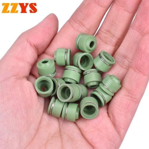 16pcs 3.5mm Motorcycle Valve Oil Seal For Honda CBR250 MC17 MC19 MC22 CB250 Jade Hornet GSF CB CBR 250 For Suzuki GSF250 GJ74A