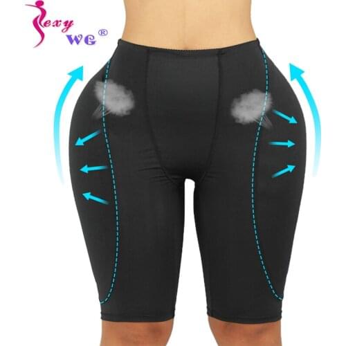 SEXYWG Women Padded Panties Butt Lifter Hip Enhancer Underwear Boyshorts Body Shaper Control Panties Wholesale Waist Trainer