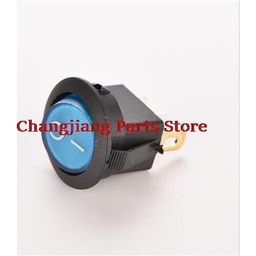 Blue 12V 16A On/Off LED Lighted Round Rocker Switch Car Dash Dashboard Boat Truck Boat Home