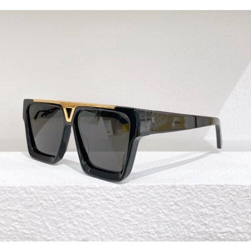 New Black Blue White Big Frame Brown Gradient Color Lenses Square Womens Sunglasses Z1502E Fashion High Quality Mens Glasses