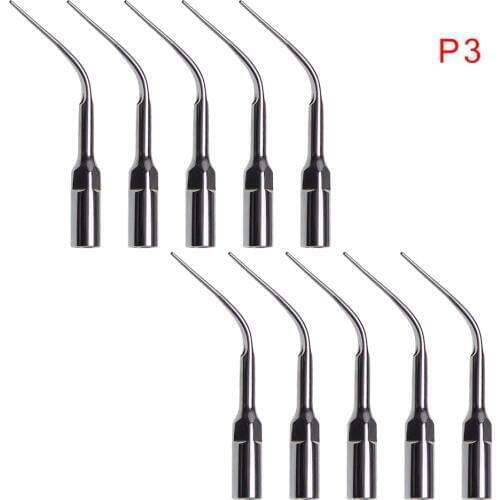 10 pcs Dental Perio Tip P3 For Ultrasonic Piezo Scaler EMS Woodpecker Handpiece
