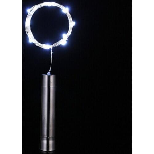Wine Bottle Lights 15 LED Battery Operated String Lights Decorative Fairy Lights Mini Copper Wire Lights for Christmas Decor