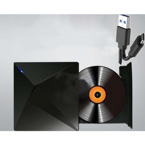 TypeC USB External Optical Drive Portable ultra-thin DVD-RW discs cd rom Writer Player For Laptop Notebook PC Computer