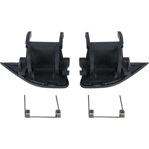 1 Pair Car Left & Right Headlight Washer Jet Nozzle Cap For BMW E66 2005-2008 51117142161 51117142162