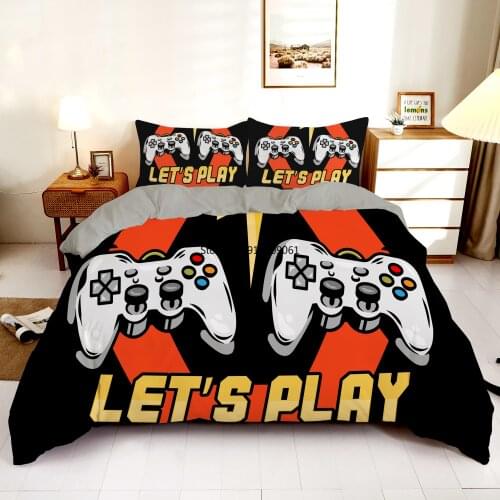 Creative Gamepad 3D Bedding Set 2/3pcs Queen King Single Size Comforter Duvet Cover Set Luxury Printed Quilt Covers Pillowcases