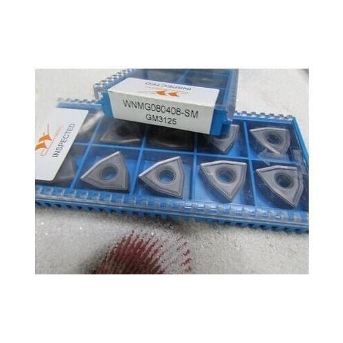 Free Shipping carbide inserts WNMG080404-SM GM3125 Suitable for MWLNR Series Turning Facing External Lathe Tool