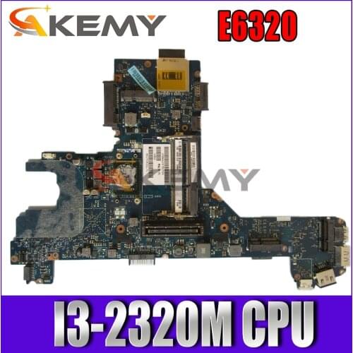 Free shipping For Latitude E6320 Laptop motherboard CN-032FVP 032FVP 32FVP PAL70 LA-6611P With I3-2320M CPU QM67 working well
