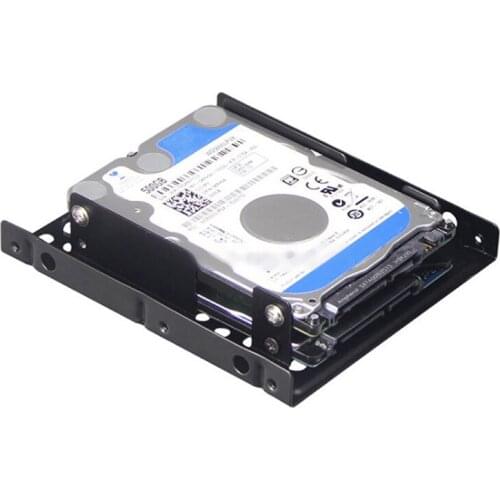 Dual Desktop SSD Mounting Bracket 2.5 To 3.5 inch Hard Disk Bracket Hard Drive Internal Adapter Mounting Kit Bracket