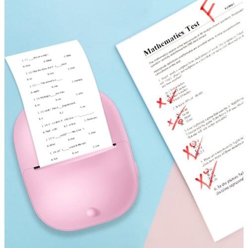 Global Version Thermal Printer BT 1000mAh Battery Inkless Printing Photo APP Text Recognition Pocket Printer for Andriod iOS