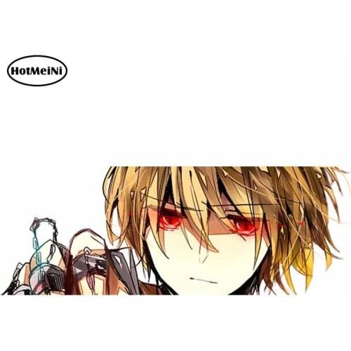 HotMeiNi 13cm x 4.7cm for HUNTER x HUNTER Kurapika Cool Car Stickers and Decals Waterproof JDM RV Windshield Car Wrap