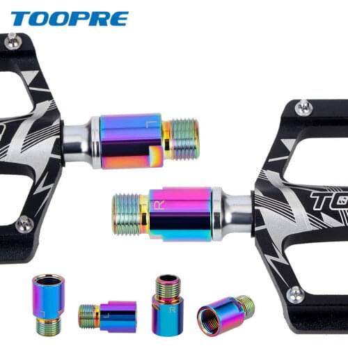 TOOPRE Chrome Steel Pedal Extender Mountain Bike Protection Bike Pedal Extender Effort Saving Pedal Crank Extension Tool