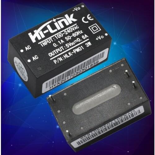 Ntelligent Household Mini Isolation Switch Power Supply Module HLK-10M05 10M03/09/12/15/24 AC-DC 220V to 3.3V/5V/9V/12V/15V/24V