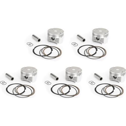 Artudatech Piston Rings Pin Kit Ø70mm +0.25/0.50/0.75/1.00 For Honda NX 250 NX250 1988-1993 13101-KW3-000 Motorcycle Parts