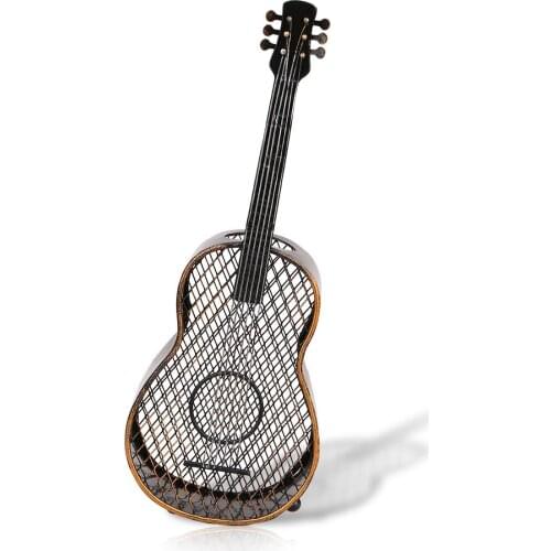 Guitar wine cork container Handcrafts Home decoration Decorations Practical crafts vintage home decor