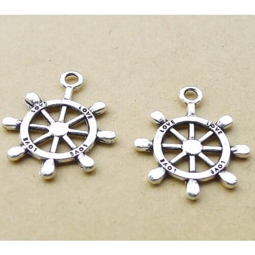 RAINXTAR Trendy Vintage Alloy Helm Charms For Sailor 20*25mm AAC838