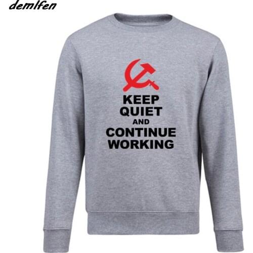 Fashion Spring autumn Keep Calm Communis hoodie Funny Commie Bernie Stalin Marx Socialist Antifa Joke Men pullover Sweatshirt