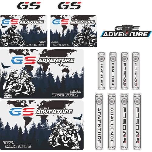 For BMW F750GS F750 GS Trunk Motorcycle ADV Sticker Adventure Tail Top Side Panniers Luggage Aluminium Box Case GSA