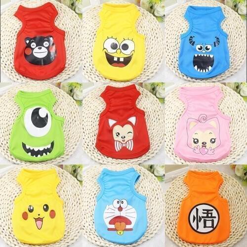 Cheap Cute Dog Clothes for Small Dogs Summer Dog Clothing Coat Jacket Puppy Clothes Pet Dog Coat Yorkies Chihuahua Hoodies XS