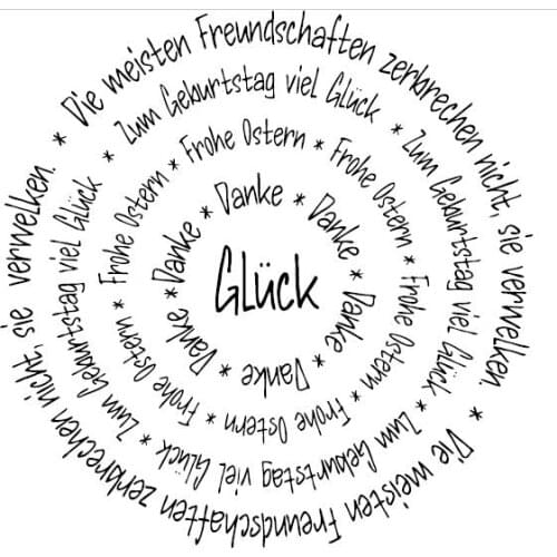 German Transparent Clear Stamp for DIY scrapbooking/Card Making C387