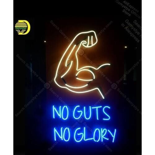 Neon Sign for No Guts No Glory neon Light Sign decorate Windower Store Display Pabs Neon Sign Outdoor Wall Light Neon Sign Car