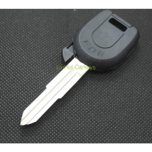 PINECONE for MITSUBISHI Keys Emergency Car Keys Uncut Left Groove Brass Blank Blade Straight ABS Key Shell 1PC