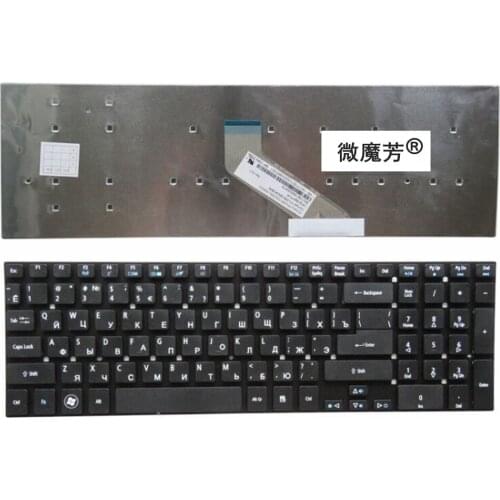 Russian RU Keyboard for Packard Bell EasyNote TV43HC TV43HR TV44HC TV44HR TV43CM TV44CM TSX62HR TV11CM TV11HC Q5WS1 Laptop Black