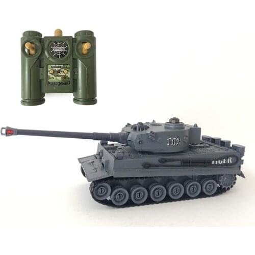 2.4G RC Tank Model 1/28 WW2 German Tiger Army Tank Rc For Boys,9CH Vehicles With Sound And Light, RC Toy Military World Of Tanks