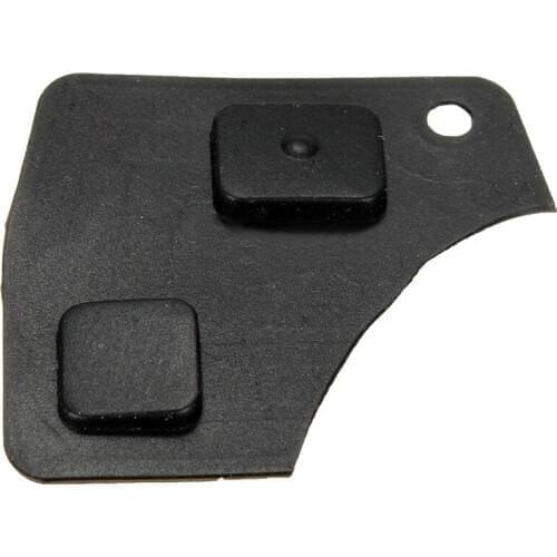 2 Keys Rubber Button Key Remote Control For Toyota Yaris Rav4 Corolla Mr2 Celica