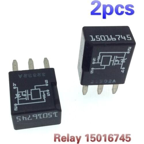 2pcs Original used second hand for Buick Lacrosse Multifunction Headlight low beam Relay 15016745 for Chevrolet TrailBlazer