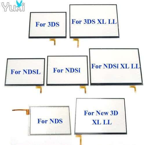 YuXi 5pcs Touch Screen digitizer glass Display Touch Panel Replacement For Nintendo DS Lite For NDSL NDSi XL for New 3DS XL