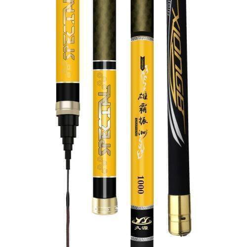 8/9/10/11/12/13/14/15m Carbon Power Hand Pole Long Section Telescopic Fishing Rod Ultra Light Hard Carp Fishing Rod Feeder Pesca