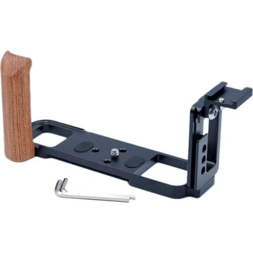 Quick Release Plate,for Fuji GFX50R Quick Release L Plate Bracket for Fuji GFX 50R Quick Release L Plate with Hot Shoe