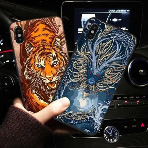 Art Painting Rabbit Phone Case For iPhone 11 Pro Max X XR XS Max 6S 7 8 7Plus Fashion Animal Case Soft TPU Back Cover Coque Capa