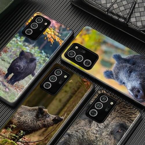 Wild Boar Pig Brown For Samsung Galaxy S20Ultra S20 Plus S10 Lite A01 A11 A21 A21S A31 A41 A42 A51 A71 A81 UW Phone Case