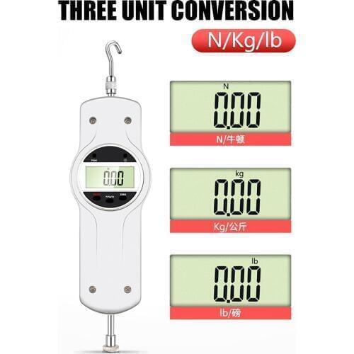 SK-10 Digital Push-pull Gauge 10 to 500N Dynamometer Tension Gauge Pressure
