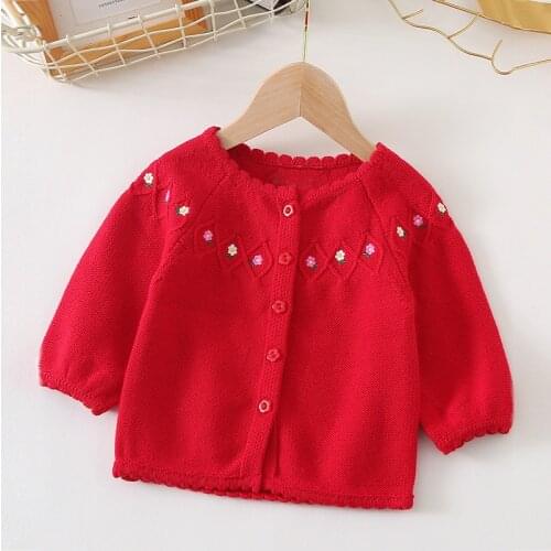 IENENS 1PC Spring Girl Lace Coats Baby Toddler Infant Shirts Tops Clothing Kids Girls Cotton Coat Children Long Sleeves Blouses