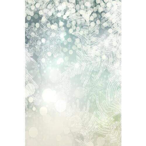 Photographic Backdrop Snowflake Flare Bokeh Portrait Children Baby Toy Vinyl Cloth Backgrounds Photo Studio Photophone Props