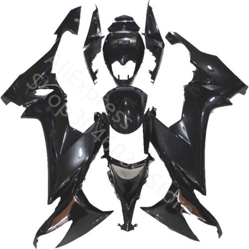 Custom motorcycle fairing for Kawasaki ZX10R 2008 2009 2010 full black body Fairing Ninja ZX 10R 08-10