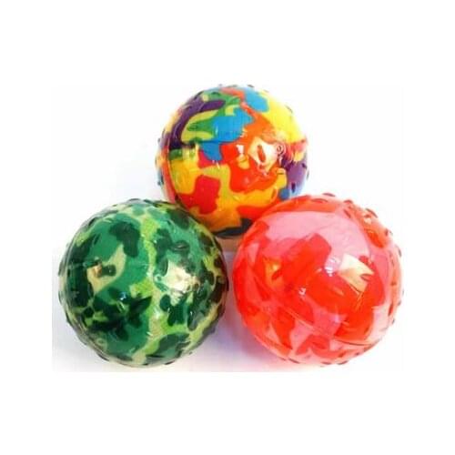 Squeaky Pet Dog Ball Toys for Small Dogs Rubber Chew Puppy Toy Dog Stuff Dogs Toys Pets Vocal TPR Plus Non-woven Dog Toy PPT907