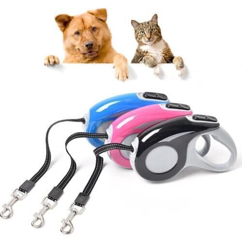 300/500cm Retractable Dog Puppy Leash Automatic Flexible Walking Traction Rope