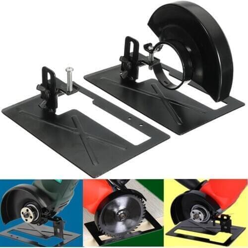 Variable Angle Grinder Cutting Machine Conversion Tool Angle Grinder Holder Safety Shield DIY Tools For Woodworking(With Case)