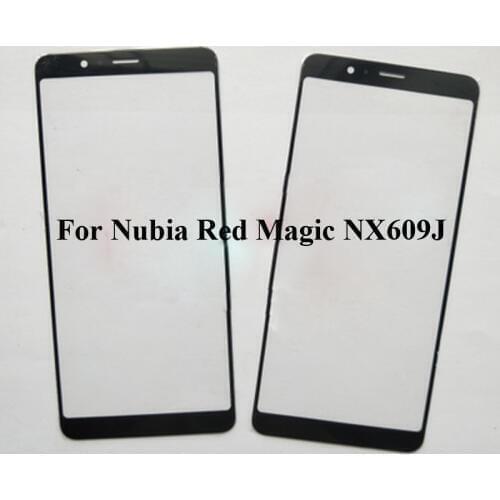 For ZTE Nubia Red Magic NX609j front lcd Glass Lens touchscreen Touch screen For ZTE Nubia RedMagic NX609J Cover without flex