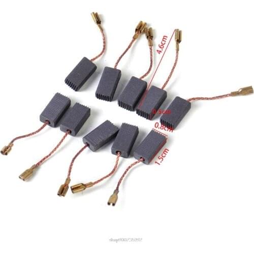 10pcs Carbon Brushes Replacement fit for BOSCH GWS 580 GWS 850 C GWS 7-115 GWS 8-125 GWS 9-150CS GWS6-100 D11 O14 20 Dropship